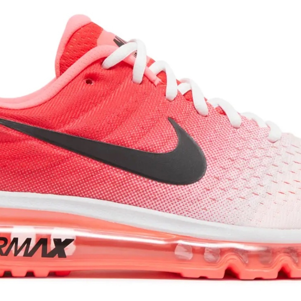 Nike Women's Air Max Hot Punch/White Athletic Shoes